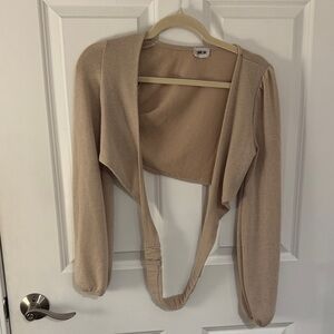 Chic Beige Women's Shrug